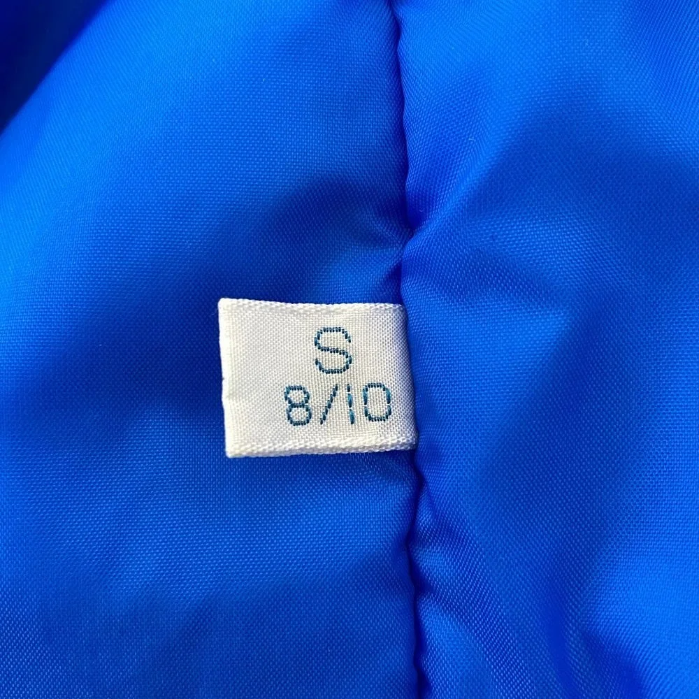 Dani Colby Women's Vintage 80's Ski‎ Jacket Blue Geometric  Sz 8/10